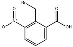 Benzoic acid, 2-(bromomethyl)-3-nitro- Struktur