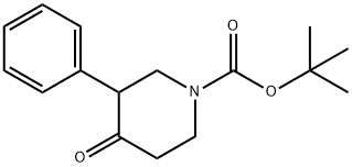 1-Boc-3-phenylpiperidin-4-one Struktur