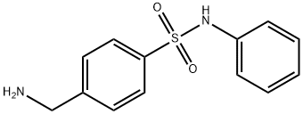 4-(aminomethyl)-N-phenyl-benzenesulfonamide Struktur