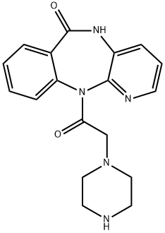 N-Desmethyl Pirenzepine Struktur