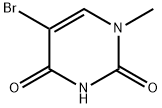 1-methyl-5-bromouracil Struktur