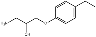 1-AMINO-3-(4-ETHYLPHENOXY)PROPAN-2-OL Struktur