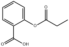 2-propanoyloxybenzoic acid Struktur