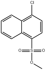 1-chloro-4-methoxysulfonyl-naphthalene Struktur