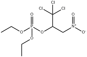 1,1,1-trichloro-2-diethoxyphosphoryloxy-3-nitro-propane Struktur