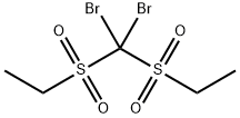 1-(dibromo-ethylsulfonyl-methyl)sulfonylethane Struktur