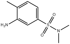 2-amino-N,N-dimethyltoluene-4-sulphonamide Struktur