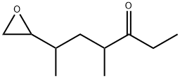 4-Methyl-6-oxiranyl-3-heptanone Struktur