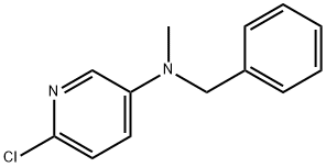 N-(6-chloropyridin-3-yl)-N-methylbenzylamine Struktur