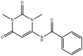 Benzamide, N-(1,2,3,6-tetrahydro-1,3-dimethyl-2,6-dioxo-4-pyrimidinyl)- (9CI) Struktur