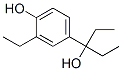 Benzenemethanol, alpha,alpha,3-triethyl-4-hydroxy- (9CI) Struktur