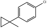 Benzene, 1-chloro-4-(1-methylcyclopropyl)- Struktur