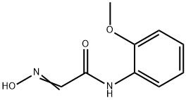 2-HYDROXYIMINO-N-(2-METHOXY-PHENYL)-ACETAMIDE Struktur