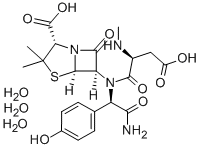 L-Aspoxicillin trihydrate Struktur