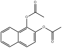 1,2-Diacetoxynaphthalene Struktur