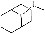 N-Methyl-9-borabicyclo[3.3.1]nonan-9-amine Struktur