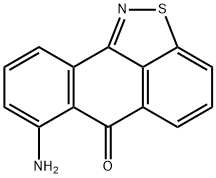 7-Amino-6H-anthra[9,1-cd]isothiazol-6-one Struktur