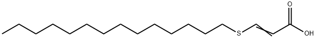 tetradecylthioacrylic acid Struktur