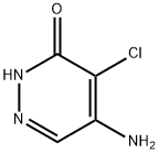 4-AMINO-5-CHLOROPYRIDAZIN-6-ON Struktur