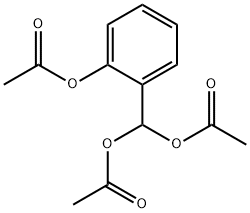 2-Acetoxyphenylmethanediol diacetate Struktur