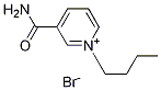 3-aminocarbonyl-1-butylpyridinium bromide Struktur