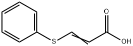 3-(PHENYLTHIO)ACRYLIC ACID Struktur