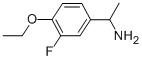 Benzenemethanamine, 4-ethoxy-3-fluoro-alpha-methyl- (9CI) Struktur