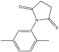 2-Pyrrolidinone,  1-(2,5-dimethylphenyl)-5-thioxo-,  (1R)-  (9CI) Struktur