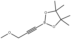 2-(3-METHOXY-1-PROPYN-1-YL)-4,4,5,5-TETRAMETHYL-(1,3,2)DIOXABOROLANE Struktur