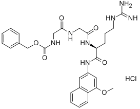 Z-GLY-GLY-ARG-4M-BETANA HCL Struktur