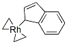 Rhodium, bis(ethylene)-indenyl- Struktur