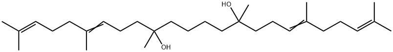 2,6,10,15,19,23-Hexamethyl-2,6,18,22-tetracosatetrene-10,15-diol Struktur