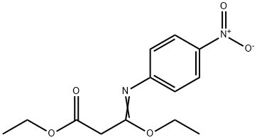 ethyl 3-ethoxy-3-[(4-nitrophenyl)imino]propionate Struktur