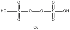 copper peroxydisulfate Struktur