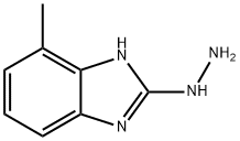 2H-Benzimidazol-2-one,1,3-dihydro-4-methyl-,hydrazone(9CI) Struktur