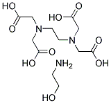 N,N'-ethylenebis[N-(carboxymethyl)glycine], compound with 2-aminoethanol Struktur