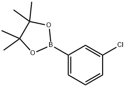 3-CHLOROPHENYLBORONIC ACID, PINACOL ESTER Struktur