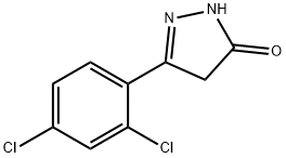 5-(2,4-DICHLOROPHENYL)-2,4-DIHYDRO-3H-PYRAZOL-3-ONE Struktur