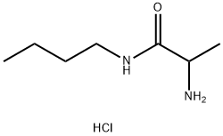 2-Amino-N-butylpropanamide hydrochloride Struktur