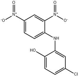 4-chloro-2-(2,4-dinitrophenylamino)phenol Struktur