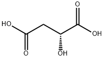 D(+)-Malic acid Struktur