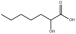 2-Hydroxyheptanoic acid Struktur