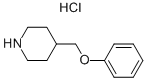 4-(phenoxymethyl)piperidinium chloride  Struktur