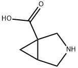 3-Azabicyclo[3.1.0]hexane-1-carboxylic acid Struktur