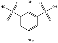 4-Aminophenol-2,6-disulfonic acid Struktur