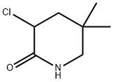 2-Piperidinone, 3-chloro-5,5-dimethyl- Struktur