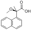 (R)-(-)-2-METHOXY-2-(1-NAPHTHYL)PROPIONIC ACID Struktur