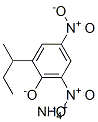 ammonium 2-sec-butyl-4,6-dinitrophenolate Struktur