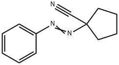 Cyclopentanecarbonitrile, 1-(phenylazo)- (9CI) Struktur