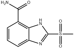 1H-Benzimidazole-4-carboxamide,2-(methylsulfonyl)- Struktur